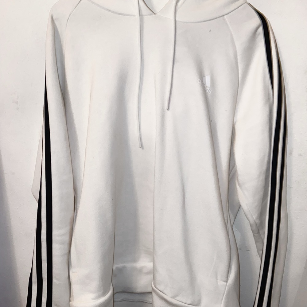 Adidas White Hoodie